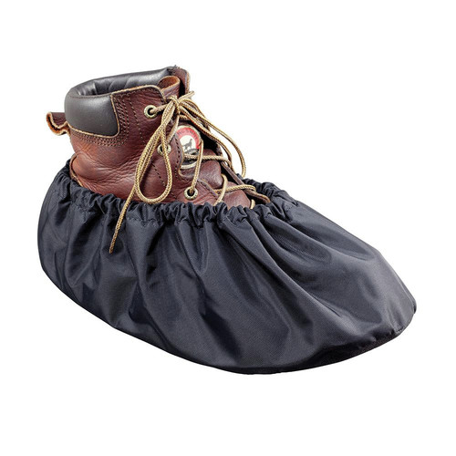 Footwear | Klein Tools 55488 1 Pair Tradesman Pro Shoe Covers - Large, Black image number 0