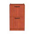  | Alera ALEVA542822MC 15.63 in. x 20.5 in. x 28.5 in. Valencia Series 2-Drawer Full File Pedestal - Medium Cherry image number 0