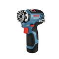 Drill Drivers | Bosch GSR12V-300FCB22 12V Max EC Brushless Flexiclick 5-In-1 Cordless Drill Driver System Kit (2 Ah) image number 2