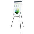 Office Jansan | MasterVision FLX05101MV Telescoping Tripod Display Easel Adjusts 38 in. to 69 in. High - Metal, Black image number 0