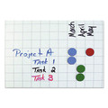 Office Jansan | MasterVision FM1601 3/4 in. Magnetic Color Coding Dots - Blue (20 Dots/Pack) image number 1