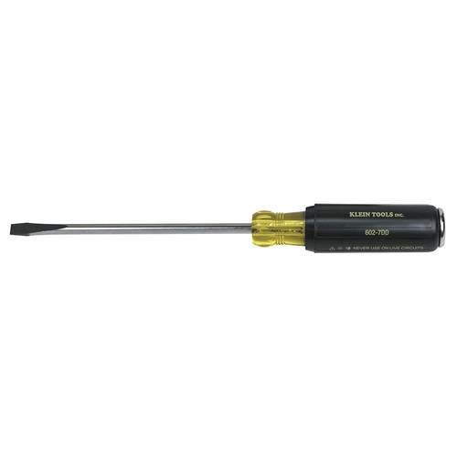 Klein Tools 602-7DD 7 in. Shank Keystone 5/16 in. Slotted Demolition Driver image number 0
