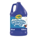  | Crayola 54-2128-042 1 Gallon Bottle Washable Paint - Blue image number 0