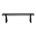Office Jansan | Universal UNV20009 Urban Collection 3-Section Punched Metal File Sorter - Letter Size Files, Black image number 1