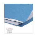 Office Jansan | Universal A7011722A 6 in. Capacity 9.5 in. x 11 in. 2 Post Pressboard Hanging Binder - Light Blue image number 4
