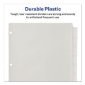 Office Jansan | Avery 11836 Big Tab 11 in. x 8.5 in. 8-Tab Insertable Plastic Dividers - Clear (1-Set) image number 5