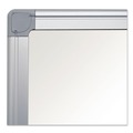 Office Jansan | MasterVision MA0307790 24 in. x 36 in. Aluminum Frame Earth Gold Ultra Magnetic Dry Erase Boards - White image number 1