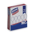  | Dixie SH207 Plastic Heavyweight Soup Spoons - White (100/Box) image number 0