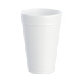 Food Trays, Containers, and Lids | Dart 32TJ32 32 oz. Foam Drink Cups - White (500/Carton) image number 0