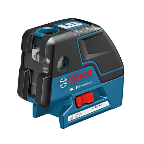 Rotary Lasers | Factory Reconditioned Bosch GCL25-RT Self-Leveling 5-Point Alignment Laser with Cross-Line image number 0