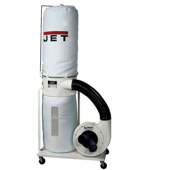 DUST MANAGEMENT | JET DC-1200VX-BK1 Vortex 230V 2HP Single-Phase Dust Collector with 30-Micron Bag Filter Kit