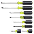 Screwdrivers | Klein Tools 85078 8-Piece All-Purpose Screwdriver Kit with Non-Slip Cushion Grip image number 0