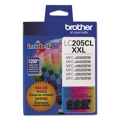 Ink & Toner | Brother LC2053PKS Innobella 1,200 Page-Yield Super High-Yield Ink - Cyan/Magenta/Yellow (3/Pack) image number 0