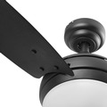 Ceiling Fans | Honeywell 51800-45 52 in. Remote Control Contemporary Indoor LED Ceiling Fan with Light - Espresso image number 4