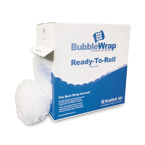 Material Handling | Sealed Air 1000022501 12 in. x 65 ft. 0.5 in. Thick Bubble Wrap Cushion Roll (1/Carton) image number 0