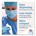 Office Jansan | Clorox Healthcare 30359 12 in. x 12 in. 1-Ply Bleach Germicidal Wipes - Unscented, White (110/Refill, 2 Refills/Carton) image number 7