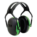 Ear Protection | 3M X1A PELTOR X Series 22 dB NRR Earmuffs - Black/Green image number 0