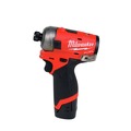 Impact Drivers | Milwaukee 2551-22 M12 FUEL SURGE Brushless Lithium-Ion 1/4 in. Hex Cordless Hydraulic Driver Kit with 2 Batteries (2 Ah) image number 2