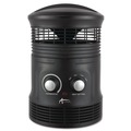 Portable Heaters | Alera HEFF360B 750W 8 in. x 8 in. x 12 in. 360-Degree Circular Fan Forced Heater - Black image number 0