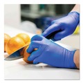 Disposable Gloves | Ammex GWRBN46100 9.5 in. 6 mil Heavy-Duty Industrial Nitrile Gloves - Large/Royal Blue (1000/Carton) image number 3
