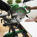 Miter Saws | Metabo HPT C10FSBSM 15 Amp Dual Bevel 10 in. Corded Sliding Compound Miter Saw image number 5