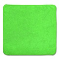 Cleaning Cloths | Rubbermaid Commercial 1820578 12 in. x 12 in. Microfiber Cleaning Cloths - Green (24/Pack) image number 2