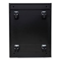  | Alera ALEPBFFBL 14.96 in. x 19.29 in. x 27.75 in. 2-Drawer File Pedestal with Full-Length Pull - Black image number 3