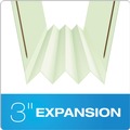File Folders | Pendaflex 17182EE 1/3-Cut Tabs 3 in. Expansion 2 Fasteners Letter Size Heavy-Duty Pressboard Folders with Embossed Fasteners - Green (25/Box) image number 3