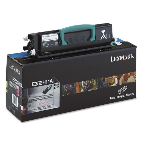  | Lexmark E352H11A Return Program 9000 Page-Yield Toner - Black image number 0