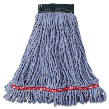 Rubbermaid Commercial Web Foot Shrinkless Cotton/Synthetic Medium Wet Mop Head (6/Carton)