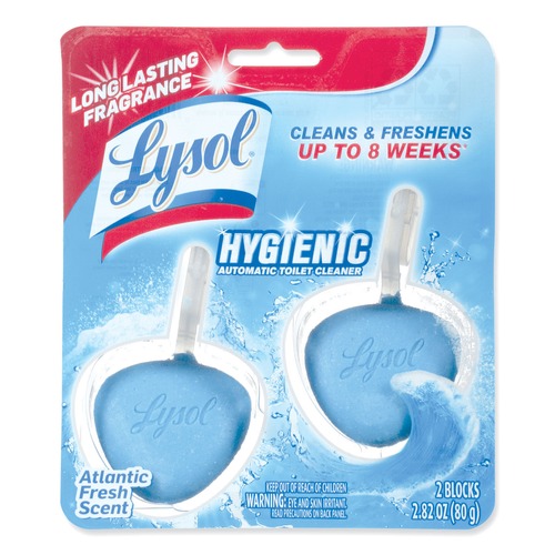 Cleaning & Janitorial Supplies | LYSOL Brand 19200-83721 Hygienic Automatic Toilet Bowl Cleaner - Atlantic Fresh (2/Pack) image number 0