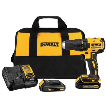 Dewalt DCD777C2 20V MAX Brushless Lithium-Ion 1/2 in. Cordless Drill Driver Kit with 2 Batteries (1.5 Ah)