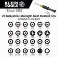 Screwdrivers | Klein Tools 32307 27-in-1 Multi-Bit Tamperproof Screwdriver image number 7