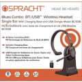 Office Electronics & Batteries | Spracht BC1039 Blues Combo Monaural Headset Over The Head Black image number 1