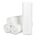 Trash Bags | Inteplast Group S404816N 45 gal. 16 microns 40 in. x 48 in. High-Density Interleaved Commercial Can Liners - Clear (25 Bags/Roll, 10 Rolls/Carton) image number 3
