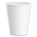 Cups and Lids | SOLO 376W-2050 6 oz. Single-Sided Poly Paper Hot Cups - White (1000/Carton) image number 0