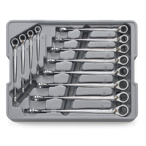 Combination Wrenches | GearWrench 85388 12-Piece Metric X-Beam Reversible Combination Ratcheting Wrench Set image number 0