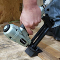 Pneumatic Flooring Staplers | Metabo HPT N4004ABM 1-9/16 in. 18-Gauge 1/4 in. Crown Pneumatic Pro Flooring Stapler image number 6