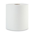 Paper Towels and Napkins | Boardwalk 8122 8 in. x 800 ft. 1-Ply Hardwound Paper Towels - White (6 Rolls/Carton) image number 0