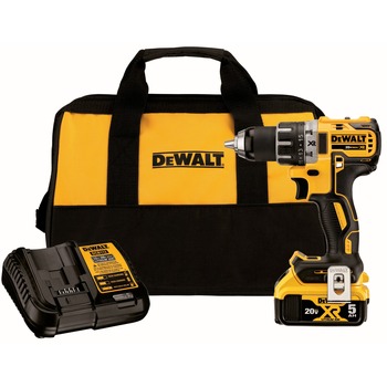 Factory Reconditioned Dewalt 20V MAX XR Brushless Lithium-Ion 1/2 in. Cordless Drill Driver Kit (5 Ah)