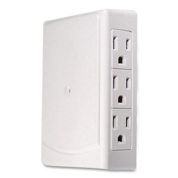 GoGreen Power 6-Outlet Side Mount Wall Tap - White