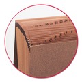  | Smead 70369 TUFF 1/15-Cut Tab 1 to 31 Expanding Wallet with Elastic Cord Closure - Legal, Redrope image number 4