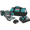 Circular Saws | Makita XSC03T 18V LXT Lithium-Ion Cordless 5-3/8 in. Metal Cutting Saw Kit with Electric Brake and Chip Collector (5 Ah) image number 0