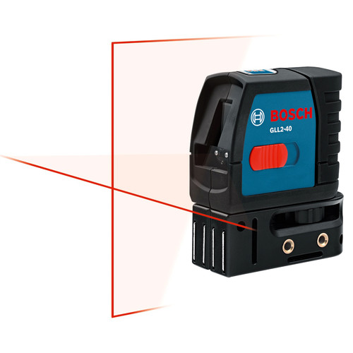 Rotary Lasers | Factory Reconditioned Bosch GLL2-40-RT Self-Leveling Cross-Line Laser image number 0