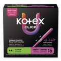 Cleaning & Janitorial Supplies | Kimberly-Clark 51581 U by Kotex Click Super Absorbency Compact Tampons (8 Packs/Carton) image number 2