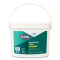 Cleaning & Janitorial Supplies | Clorox 31547 1 Ply 7 in. x 8 in. Fresh Scent Disinfecting Wipes - White (1/Carton) image number 1