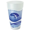 Cutlery | Dart 20J16H 20 oz. Hot/Cold Printed Horizon Foam Cup - Blueberry/White (500/Carton) image number 0