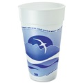 Cutlery | Dart 20J16H 20 oz. Horizon Hot/Cold Foam Drinking Cups - Blueberry/White (500/Carton) image number 0