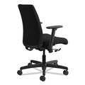 Office Chairs | HON HITL1.A.H.U.CU10.T.SB Ignition Series 17 in. to 21.5 in. Seat Height Supports Up to 300 lb Fabric Low-Back Task Chair - Black image number 4