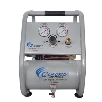  | California Air Tools CAT-1P1060SP 0.6 HP 1 Gallon Light and Quiet Steel Tank Hand Carry Air Compressor